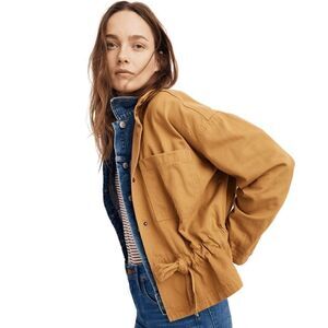 NWOT Madewell Dark Sahara Yellow Southlake Military Jacket